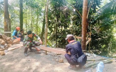 Mengukur Asa dari Pos Kamling Pak Wondo Ikut Wujudkan Semangat TMMD