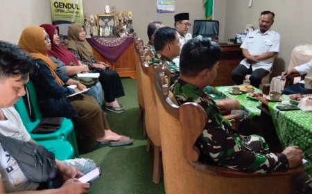 Matangkan Persiapan Kunjungan Tim Wasev TMMD Kasdim 0704 Banjarnegara Gelar Rapat Bersama Forkopimcam Susukan