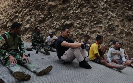 Ngobrol Hangat di Tengah TMMD Reguler ke-129 Gumelem Kulon
